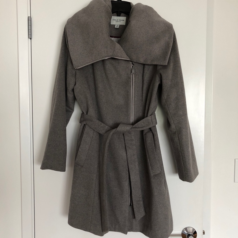 Cole Haan Shawl Collar Coat